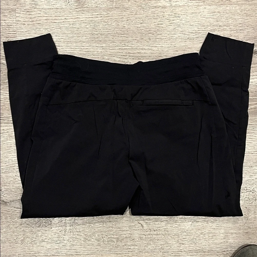 Athleta Women’s Black Joggers with Zipper Detail